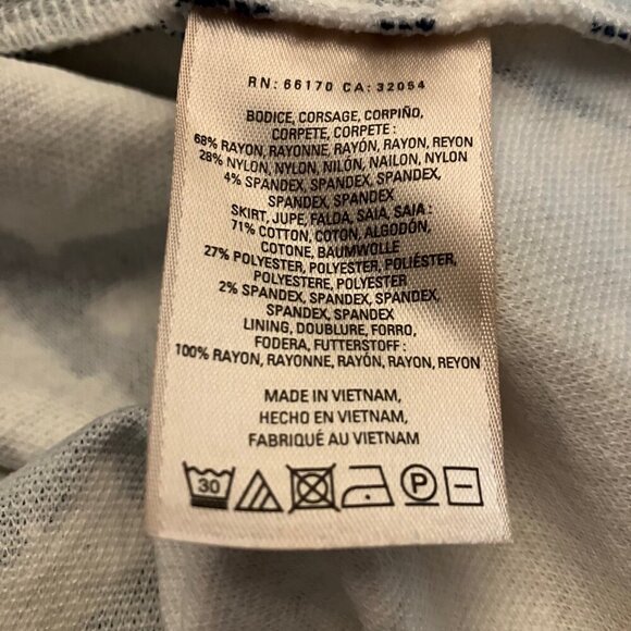 Navy and White Summer Dress - Picture 11 of 12